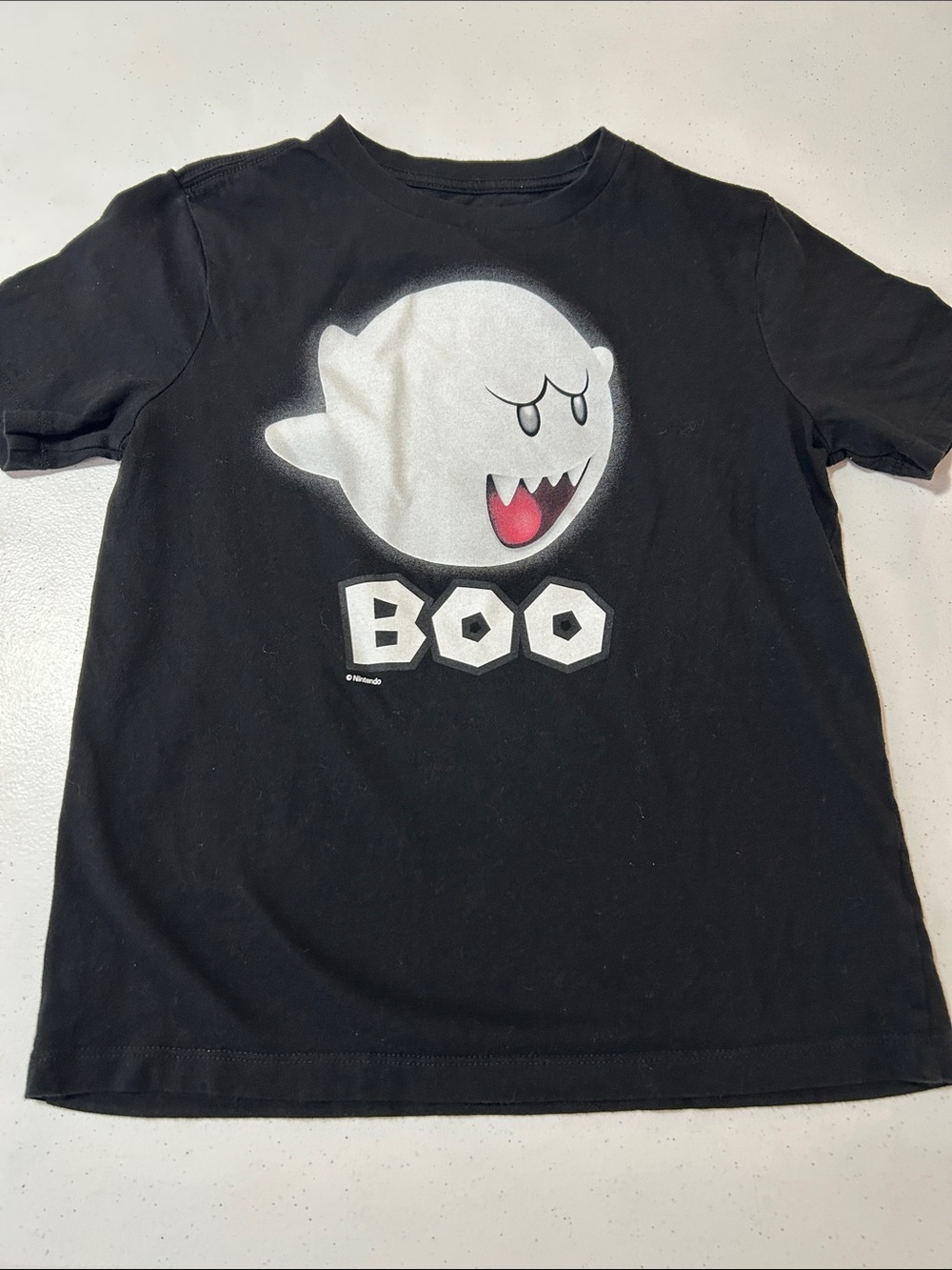 Old Navy Boy’s Nintendo Super Mario Ghost Halloween Top Size M (8)